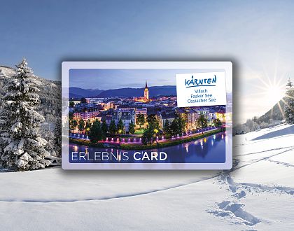 Zusätzlicher Service - Die ERLEBNIS Card der Region Villach - Faaker See - Ossiacher See kostenlos dazu