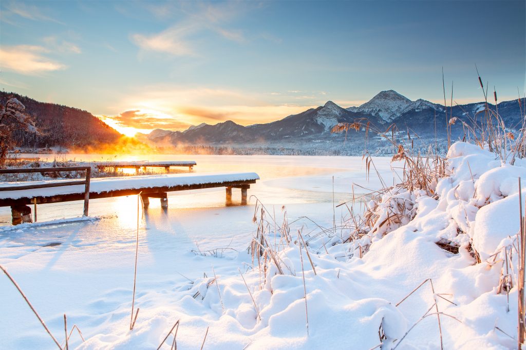 Winterlandschaft Faaker See